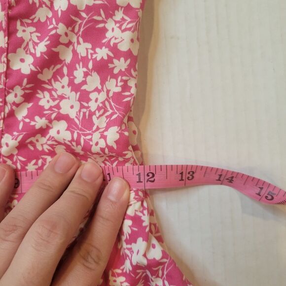 ZARA Pink Floral Bodysuit Size Small - Picture 3 of 6
